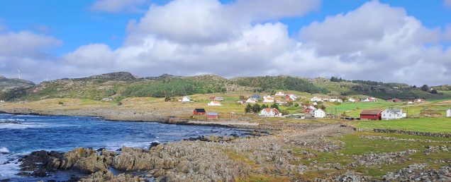 Küste und Meer in der Nähe unserer Ferienvilla in Vanse