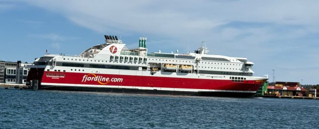 Fähre von Hirtshals nach Kristiansand auf der Überfahrt nach Norwegen